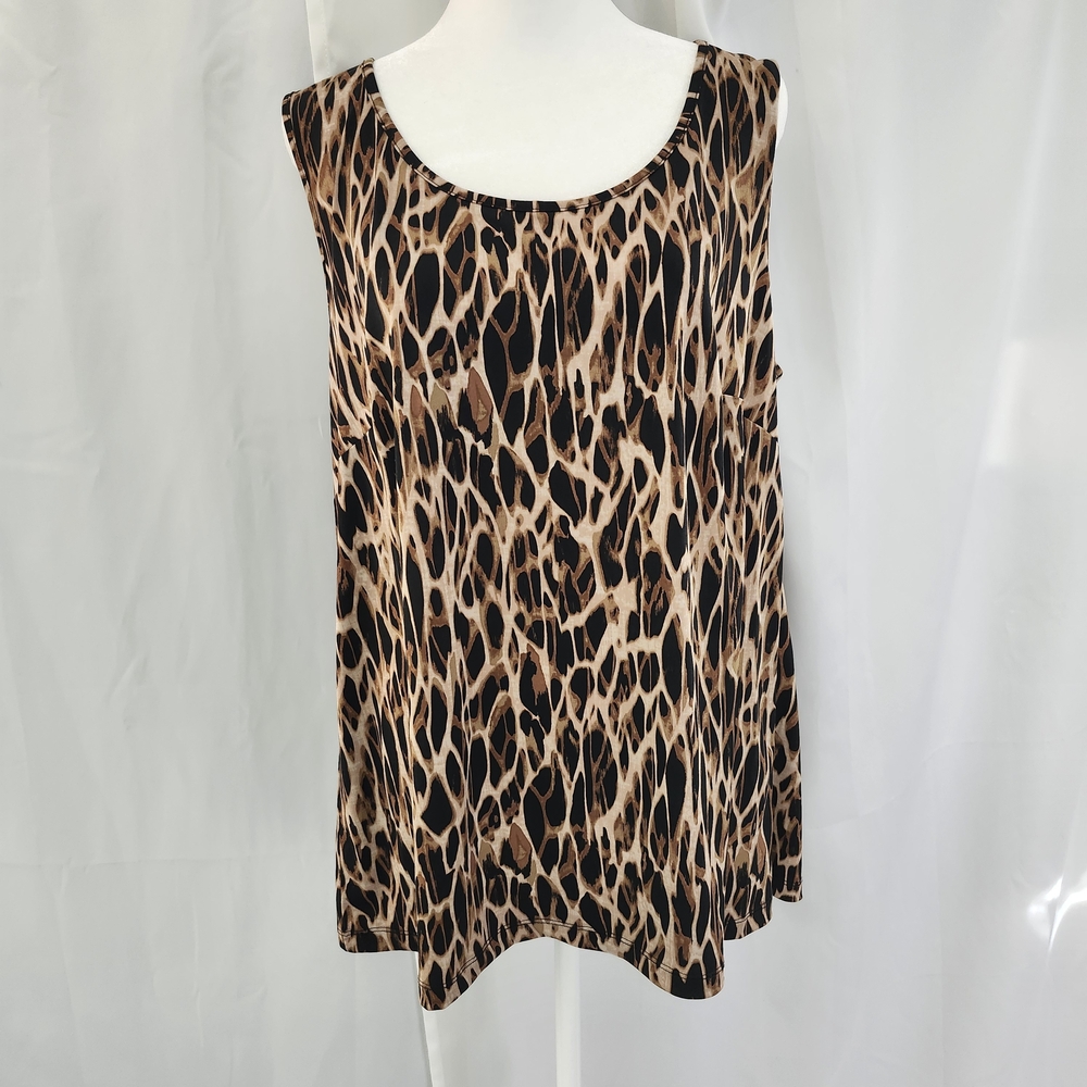 Catherines Animal Print Tank Top